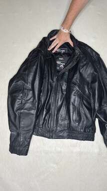Mega Force Protection Leather Apparel Vintage Motorcycle Jacket with Thinsulate